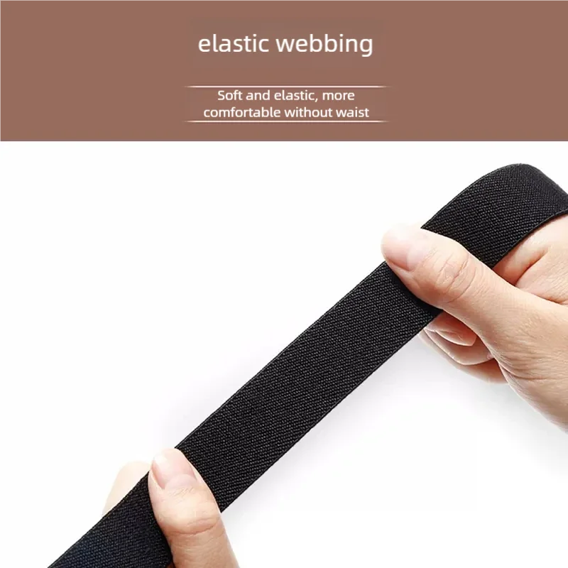 Easy No Buckle Elastic Belt For Women Men Unisex Stretch Belt For Pants Jeans Casual Buckle Free Adjustable Invisible Belt