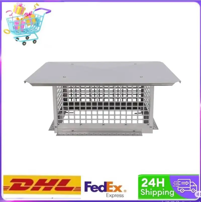 

29*17in Chimney Cap 304 Stainless Steel Fireplace Chimney Cover Mesh Chimney Flue Cover for Outside Existing Clay Flue Tile