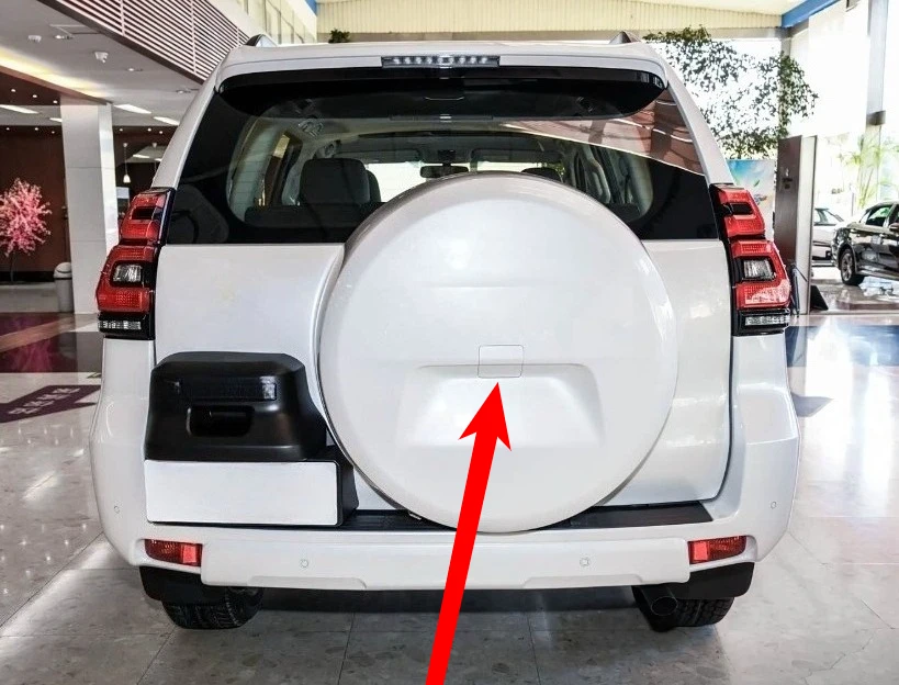 1 قطعة الأبيض الغيار الإطارات غطاء صغير لتويوتا لاند كروزر برادو 150 LCP150 2010-2022 غطاء الزخرفية ل LC150