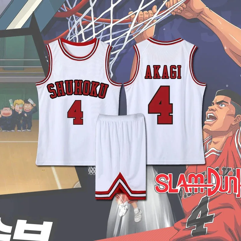 The -of-- بواسطة ChinaAnime Slam Dunk Cosplay Shohoku Jers المنتج الأول الذي تم إنشاؤه من قبل الصين