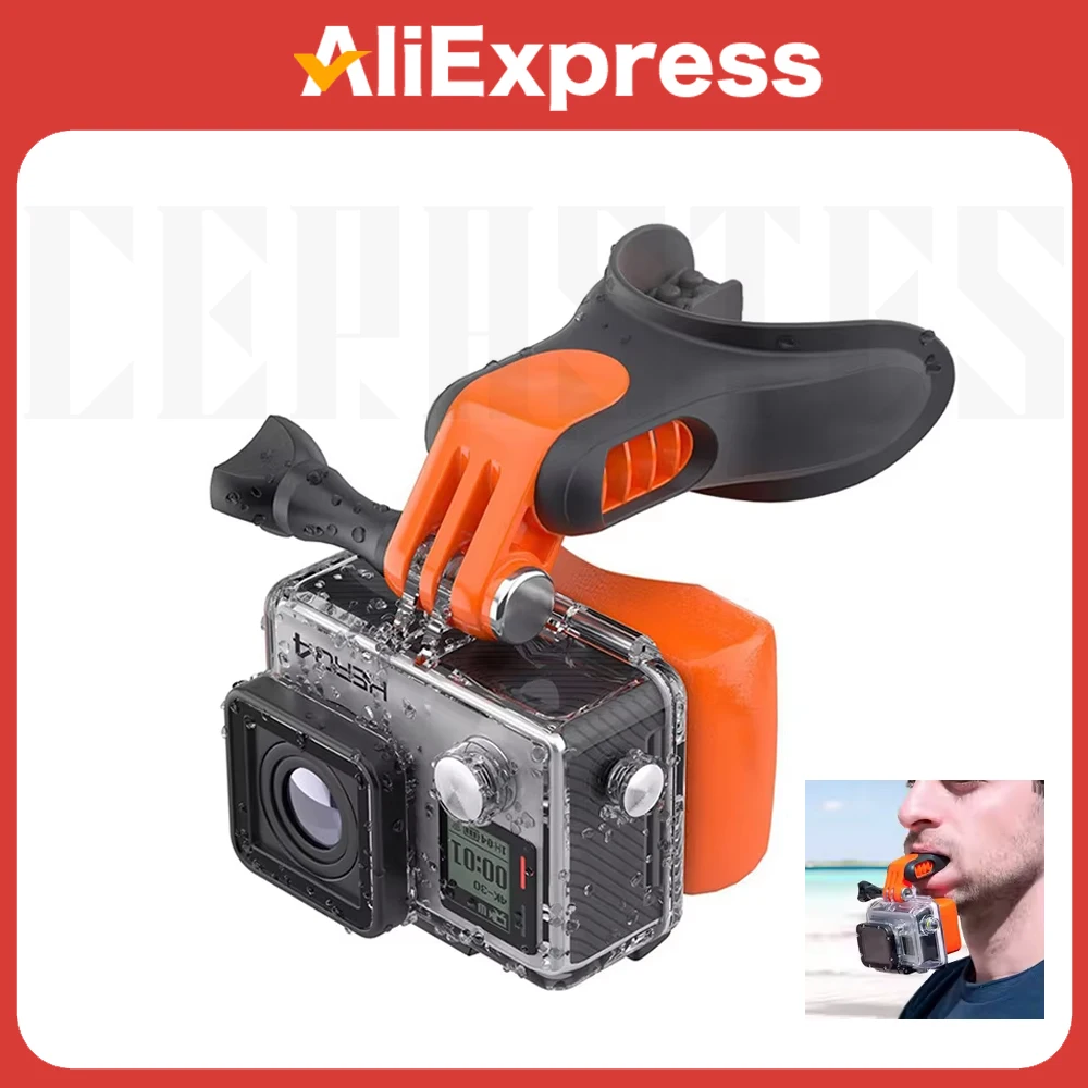 

For Gopro 11 Accessories Surfing Shoot Surf Dummy Mouth Teeth Braces Holder Mount Kit For gopro /DJI Action 3/Insta360 X3 Camera