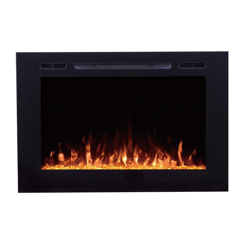 Best Double Sided Electr Fireplace Decorative 3d Flame Electric Fireplace Wall Mounted Remote Control Fireplace Tv Stand Wood