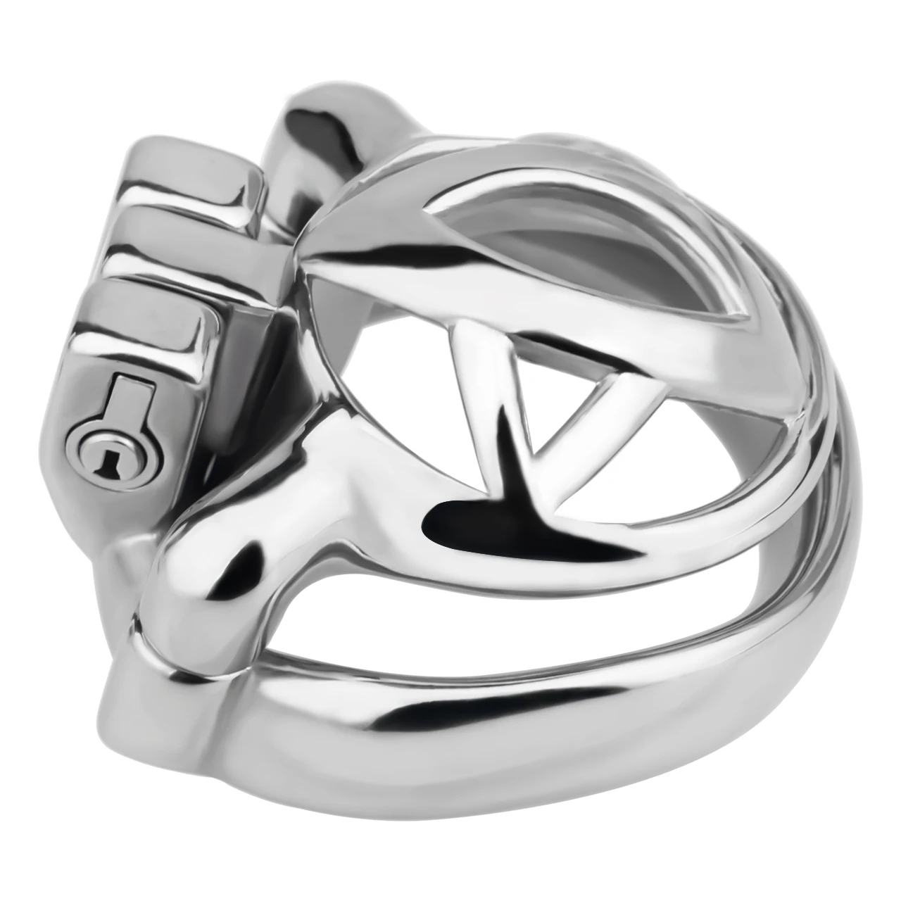 FRRK Breathable Heavy Stainless Steel Chastity Cage For Men With Penis Ring Adult Restraint Device Anti-Cheating Fetish Toys 18+ 5