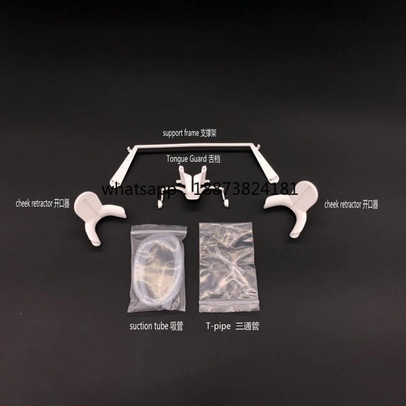

Dry Field System Mouth Opener Saliva Suction Cheek Retractor With Tongue Guard fast shipping