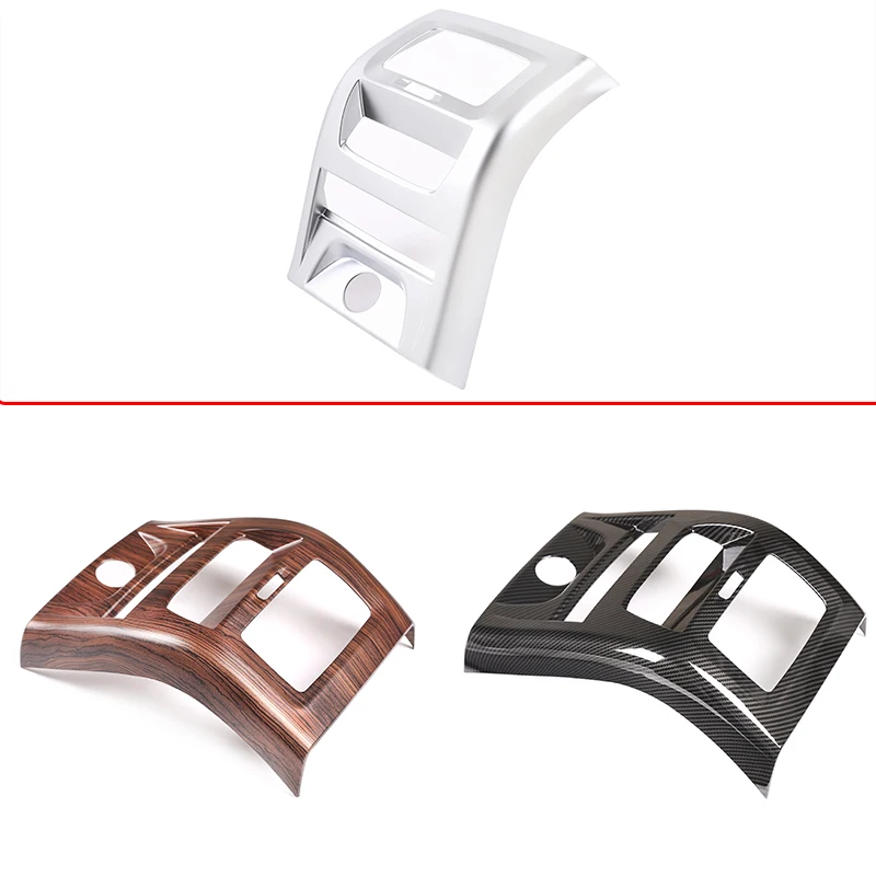 For BMW X3 G01 X4 G02 Pine Wood Grain Full All-inclusive Rear Air Vent Outlet Cover 2018-2019 Accessories