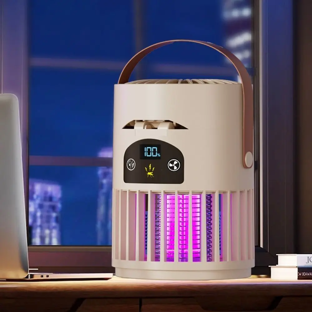 3in1蚊取りランプファン壁掛け式安全電気蚊取りライト扇風機付き害虫駆除ランプ