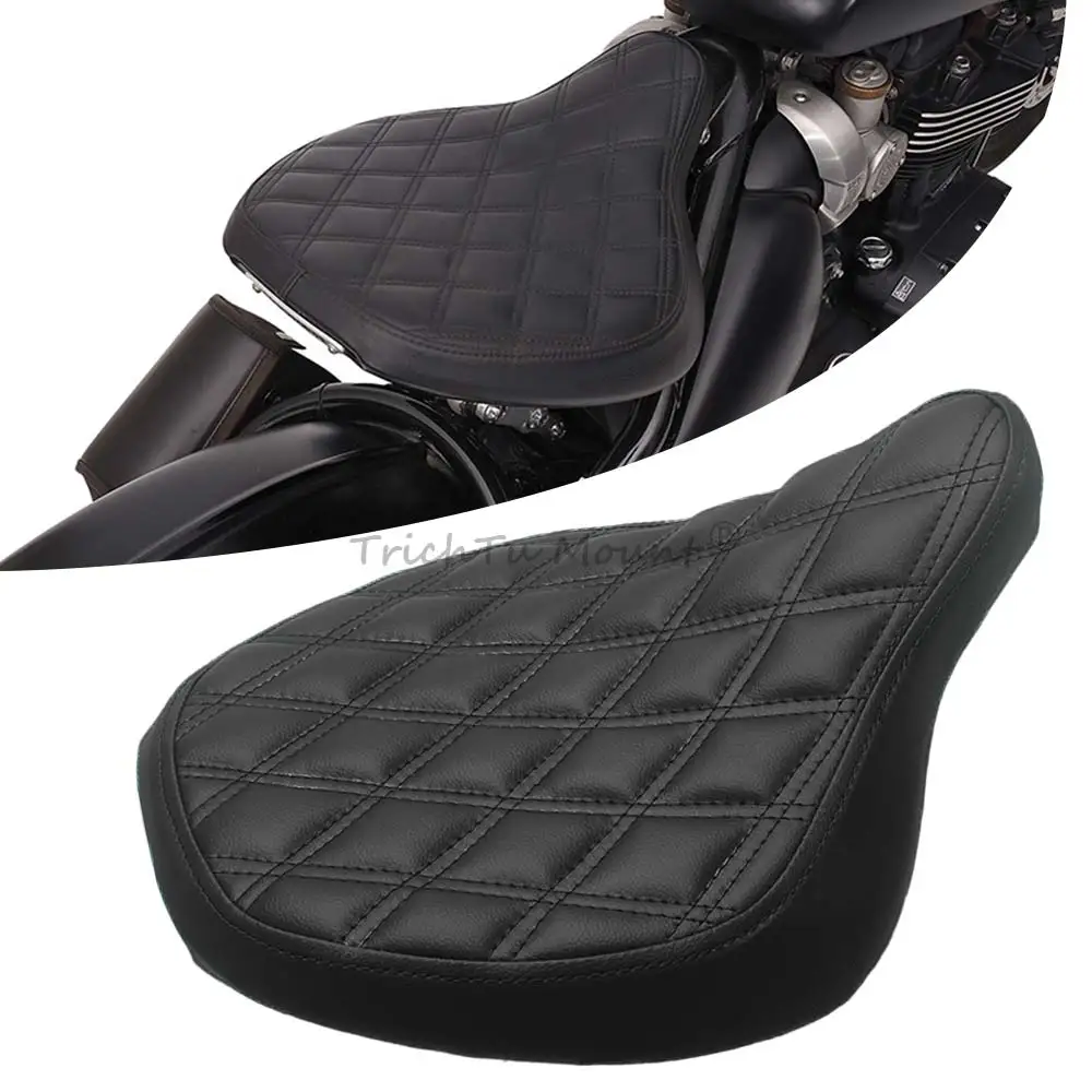 

Motorcycle Front Driver Solo Seat compatible For Triumph Bonneville Bobber 2017 2018 2019 2020 2021 2022 2023 2024 2025