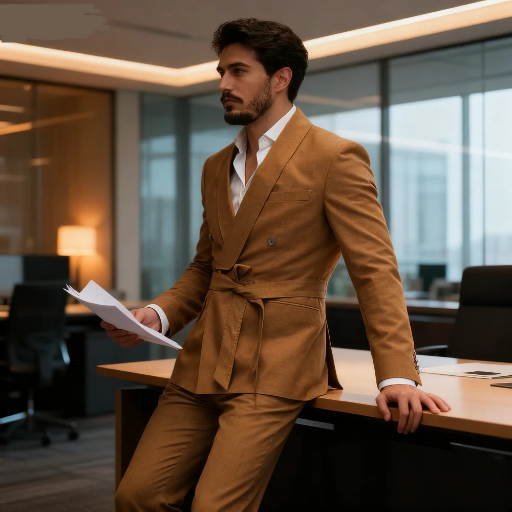 

Moda Nova Verde Формальный мужской смокинг из двух предметов для свадебной церемонии Выпускной бал Деловые мероприятия - зеленый костюм для курения для жениха