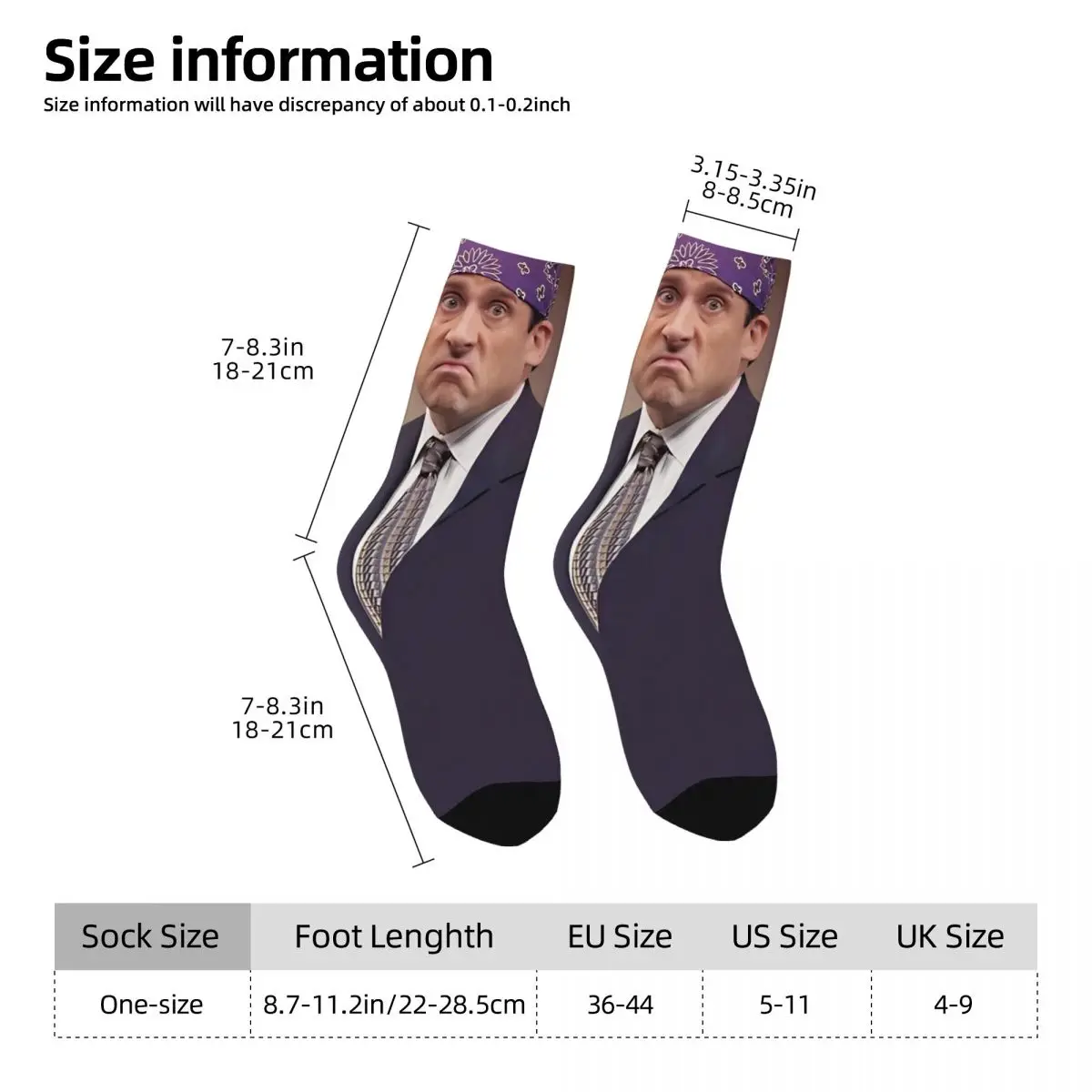 Prison Mike Pończochy Graficzne skarpetki rekreacyjne Jesienne skarpetki antypoślizgowe Unisex Męskie bieganie Miękkie, oddychające skarpetki