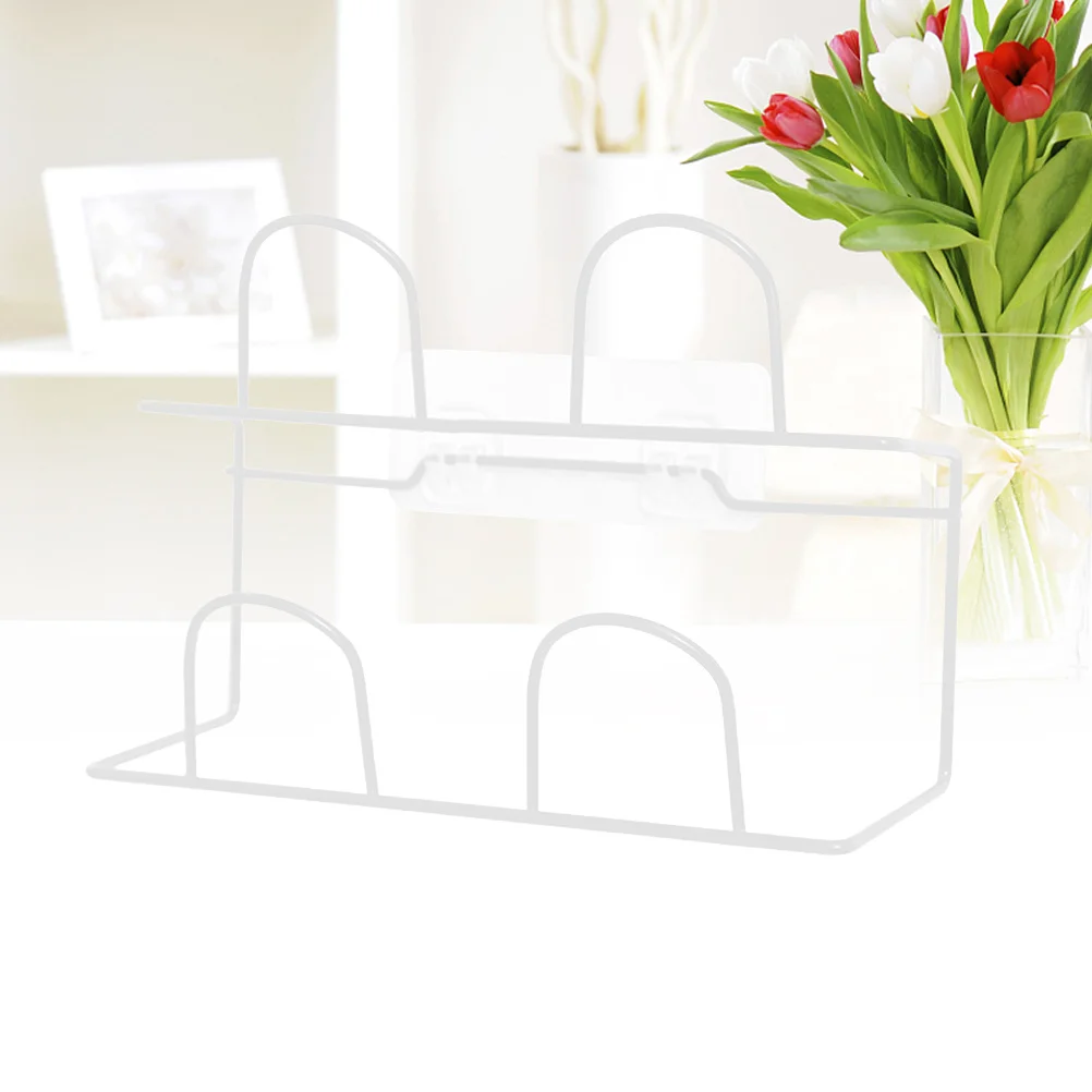 

Double-Layer Wall Mount Shoe Rack Iron Sturdy Slippers Organizer for Bathroom Bedroom Kitchen Shoes Shelf Slippers Rack