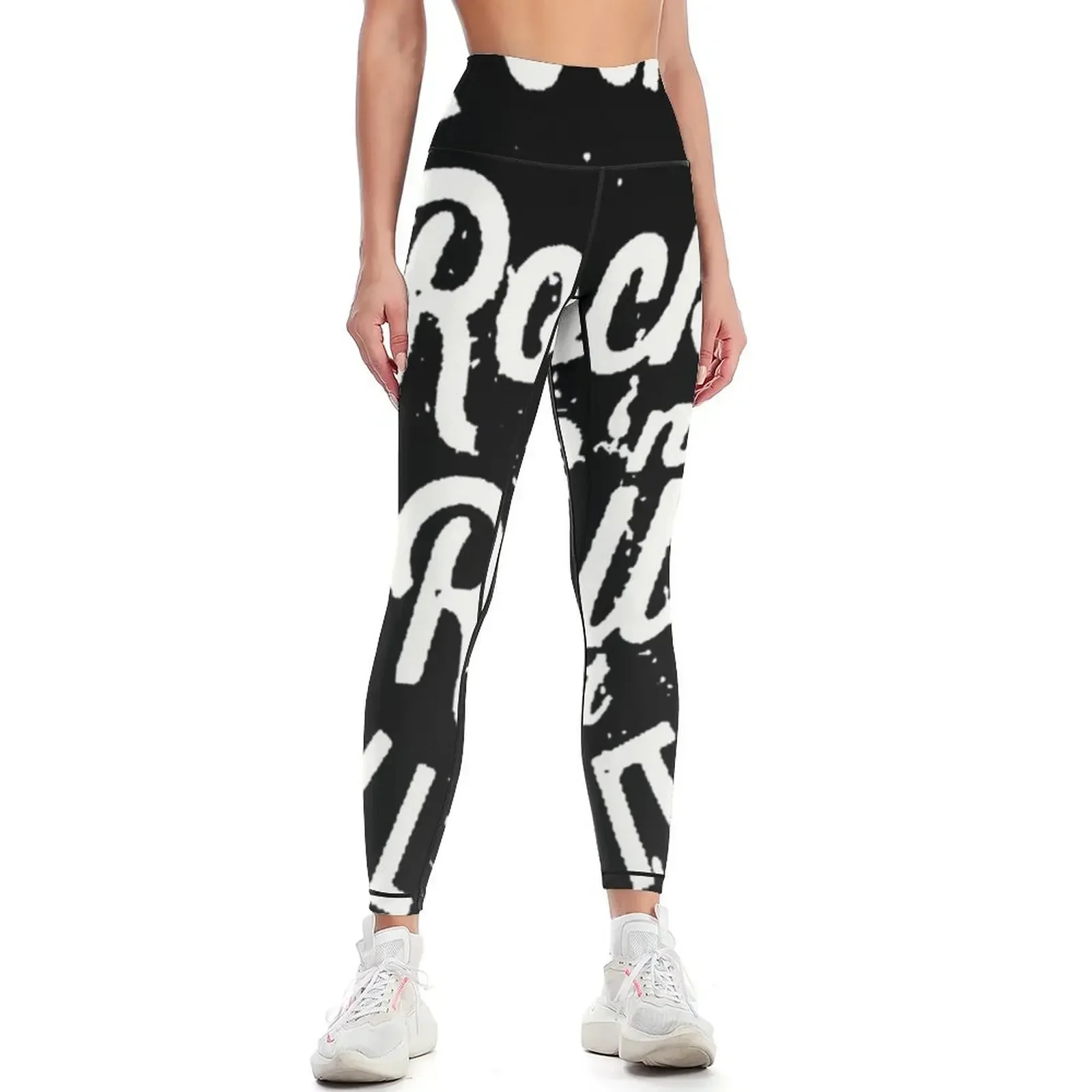 

ITS ONLY ROCK N ROLL Leggings Women sports Women's tights Women's gym sports shirts gym Womens Leggings