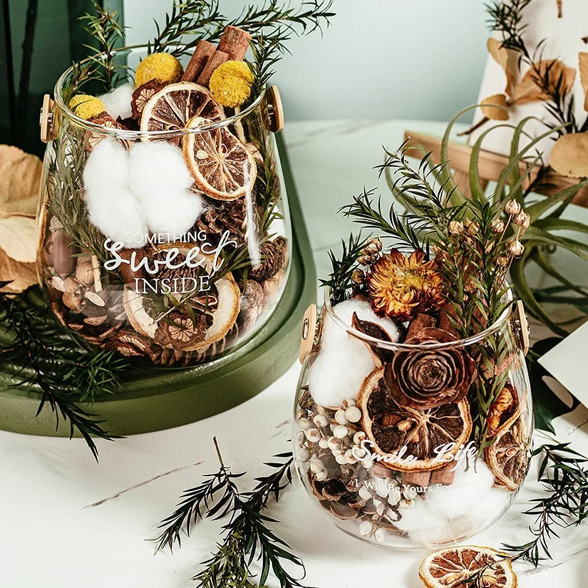 Natural Cinnamon Stick Diffuser & Dried Flower Aroma Diffuser for Indoor Decor Bathroom Air Freshener Creative Housewarming Gift