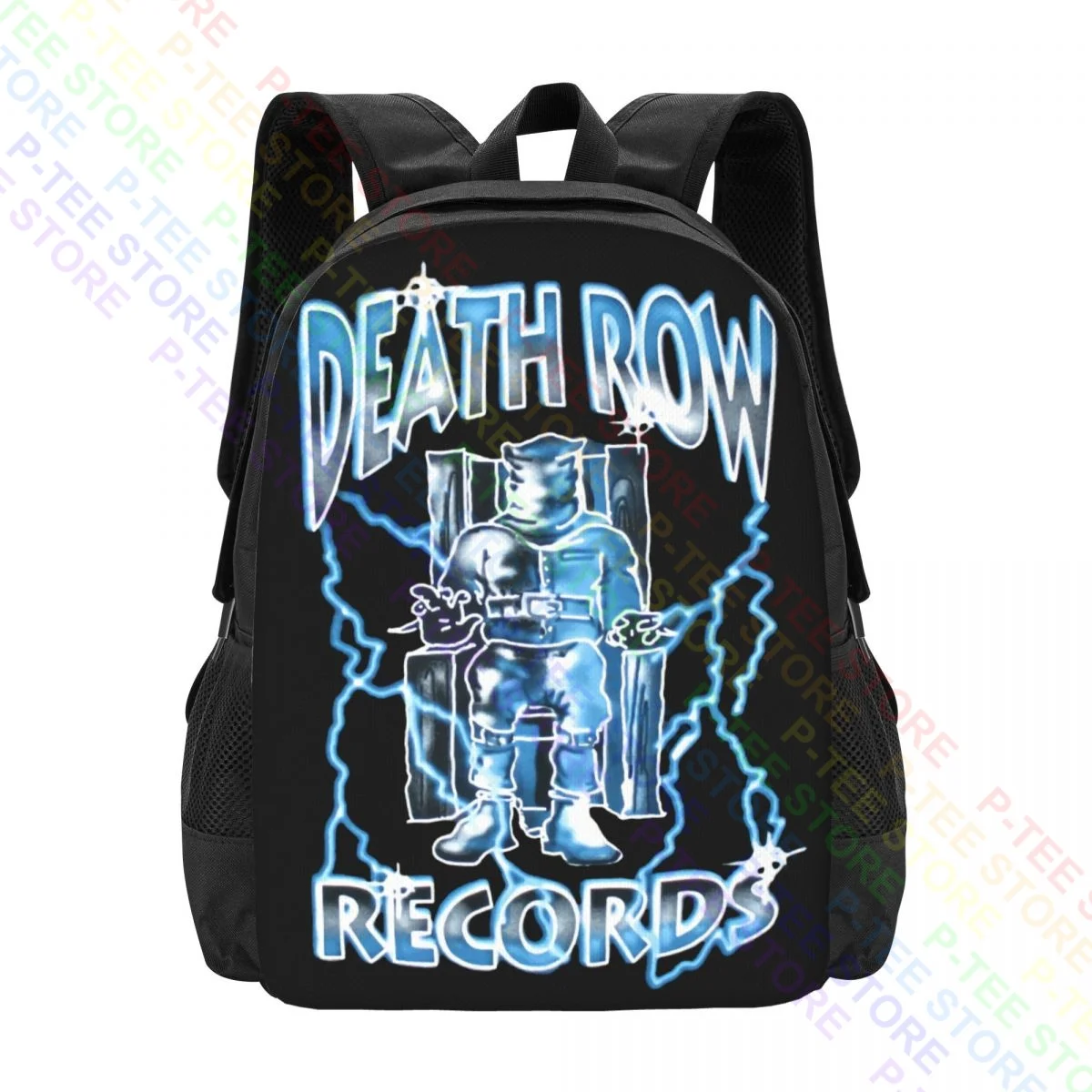 Death Row Records Electric ChairBackpack Large Capacity School Beach Bag