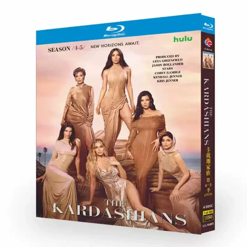 

BD Blu-ray Disc The Kardashians Seasons 4–5 American TV Series 1080p Box Set with Chinese and English Subtitles