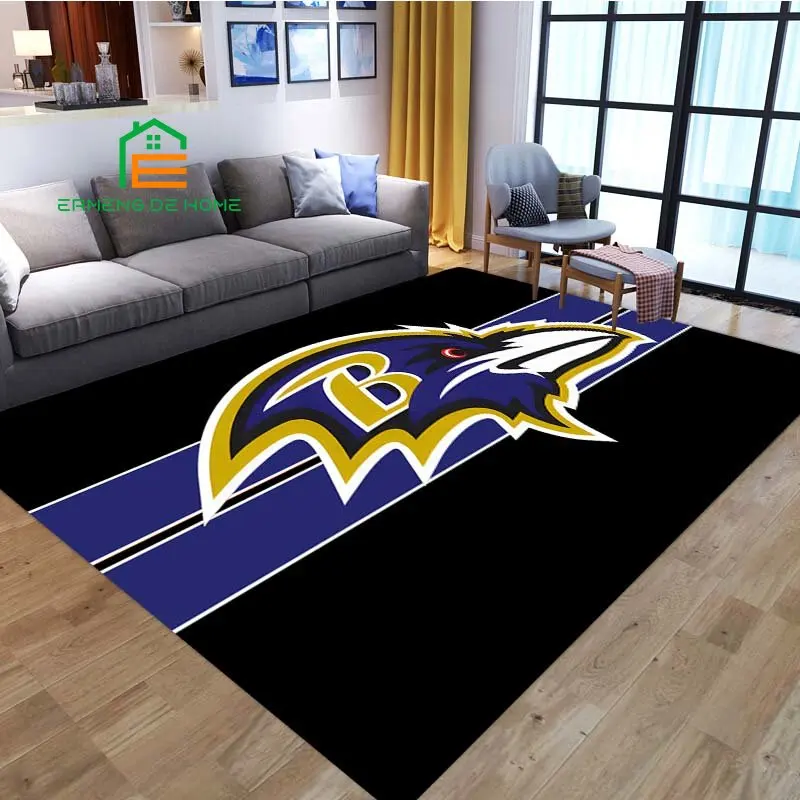 American Football Team Rug for Bedroom Living Room Carpets for Kitchen Floor Mats Home Decor Non-Slip Floor Pad Rug 8 Sizes