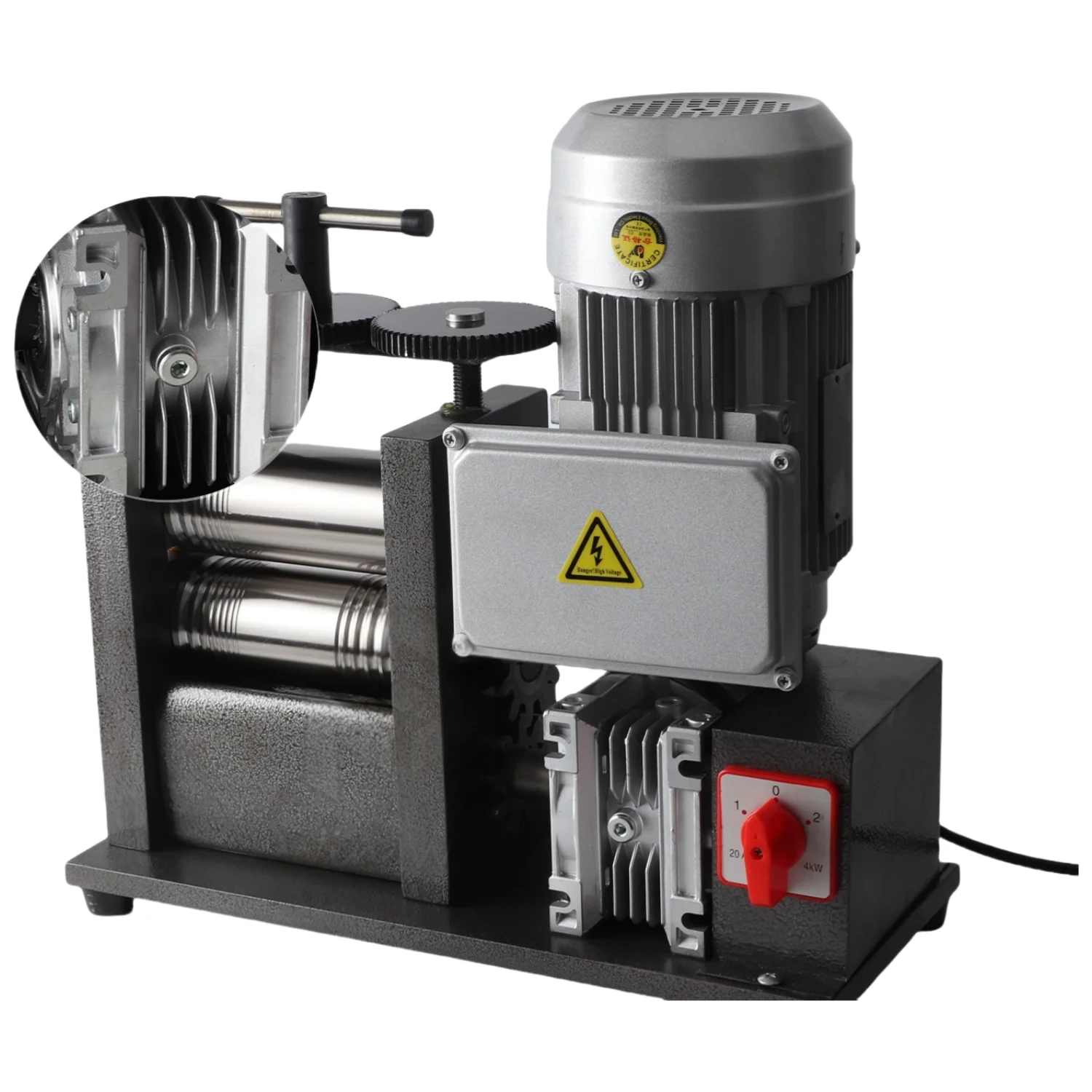 Applicable To Goldsmith Sheet Semicircle Electrical Gold Silver Jewellery Rolling Mill Gold Silver Processing Equipment
