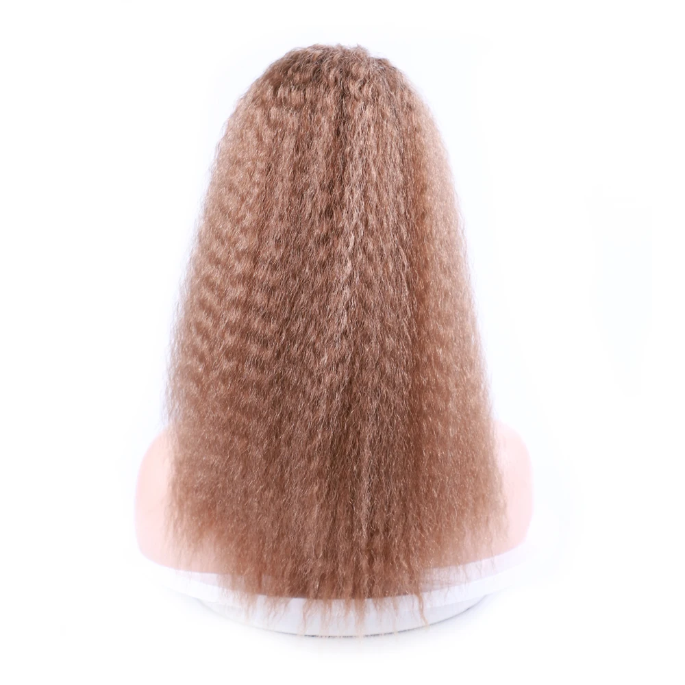 Extensiones de cola de caballo sintética, Pelo Rizado Afro, color rubio dorado, cola de caballo Afro, cola de caballo negra