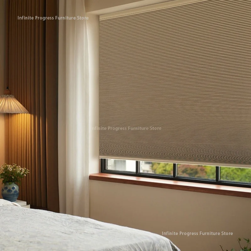 Custom Size Full Shading Shutters Honeycomb Shade Drill-Free Bedroom Blinds Blackout Privacy Fensterläden Home Improvement HQ40C