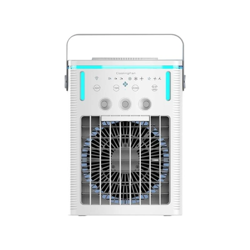 Small Air Humidifier Fan Portable Air Conditioning Fan Adjustable Speed Fan