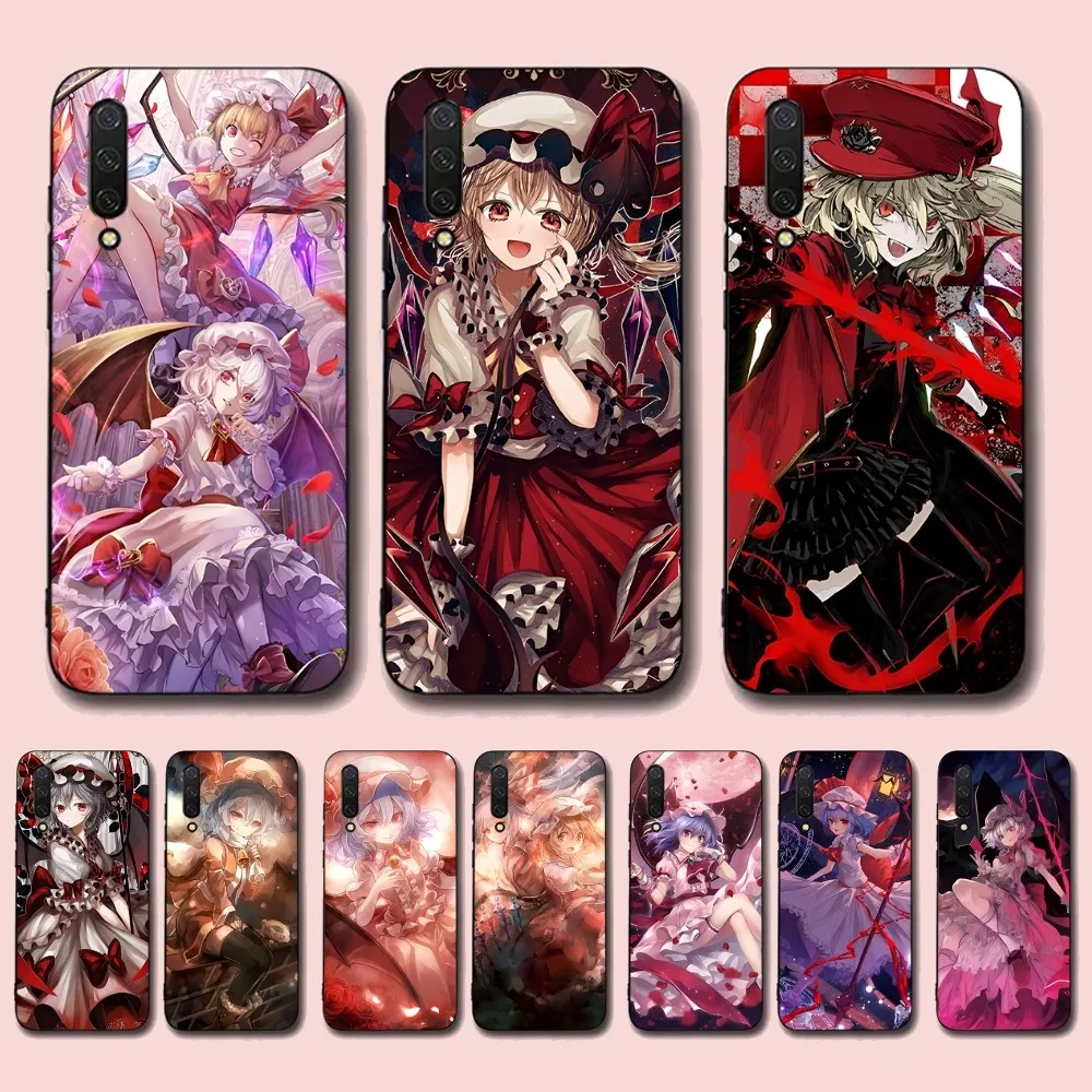 Anime Touhou Scarlet Eyes Phone Case For Xiaomi Mi 5X 8 9 10 11 12 lite pro 10T PocoX3pro PocoM3 Note 10 pro lite