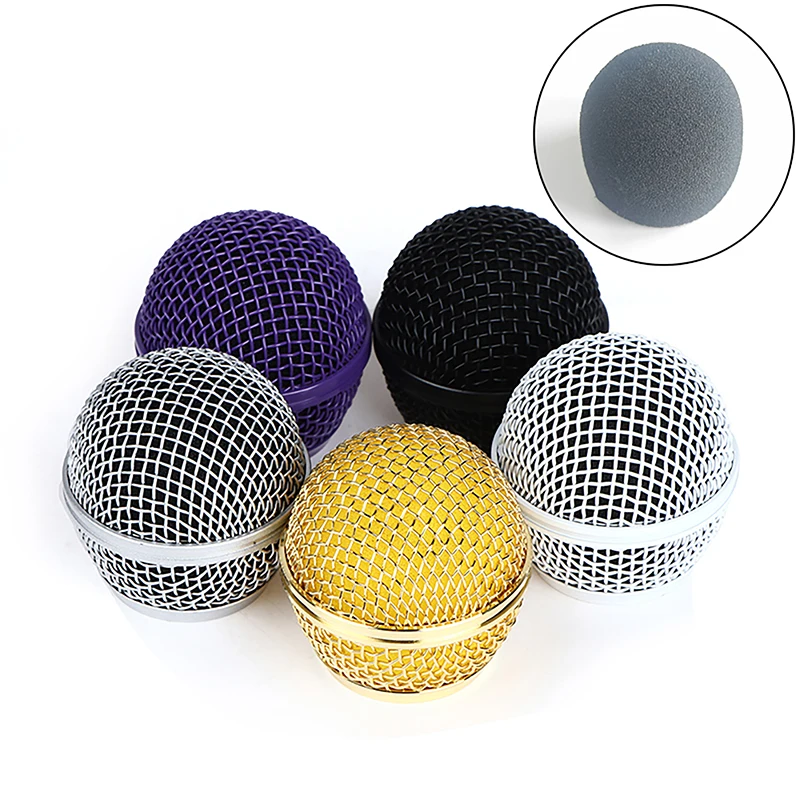 Single Piece of Shure SM58 Wireless Mic Metal Grille Replacement, Ideal Mic Head Part for Parties view 3