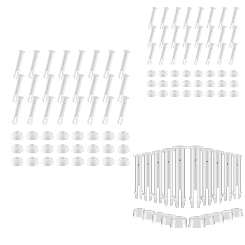 

Plastic Pool Joint Pins & Rubber Seals For Intex Above Ground Round Frame Swimming Pool Parts 28270-28273(2.36In)