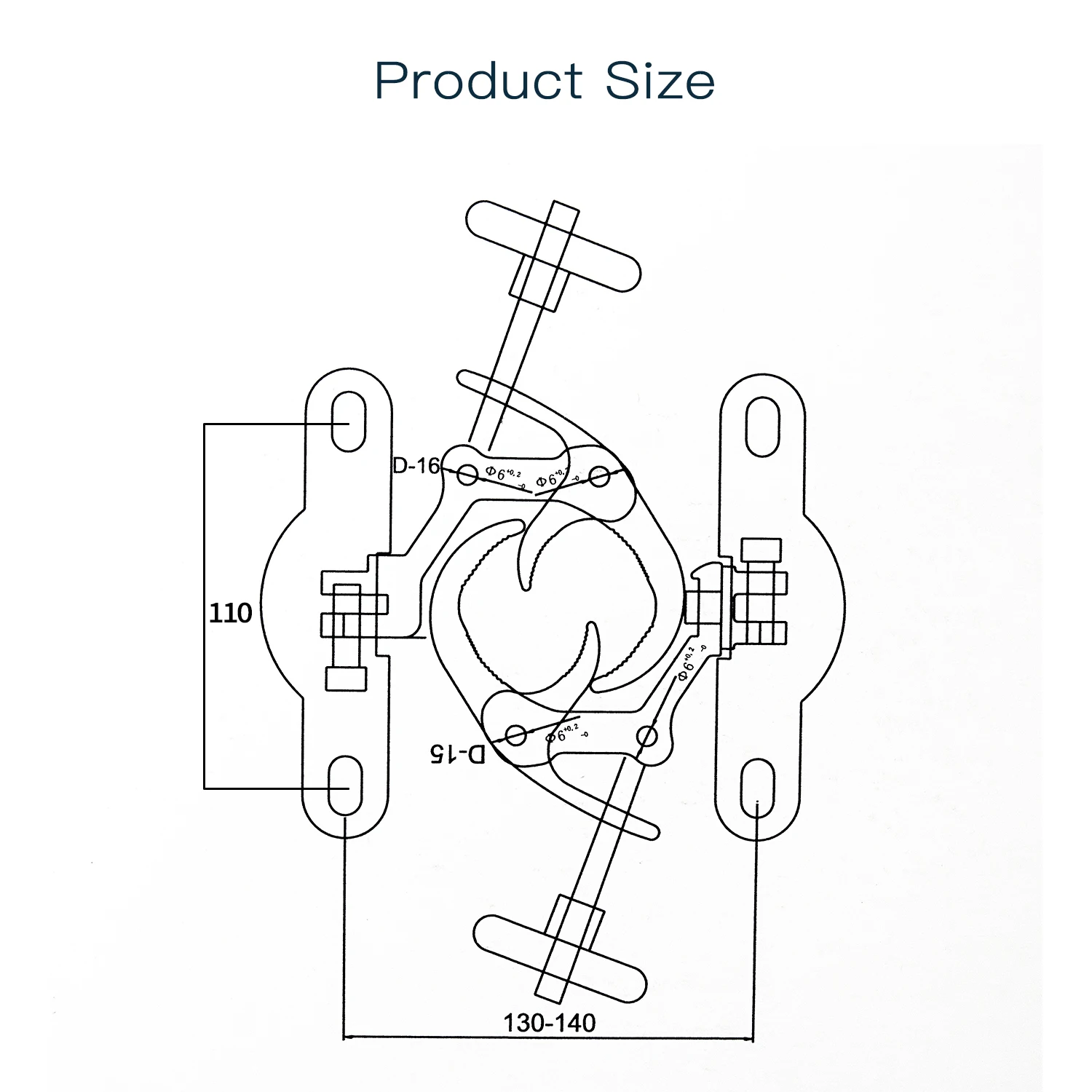 1-10 Pair of Aluminum Light Hooks Safety Load 50KG LED Moving Head Light Hook Stage Light Truss Spring Hook Light Hook image 3