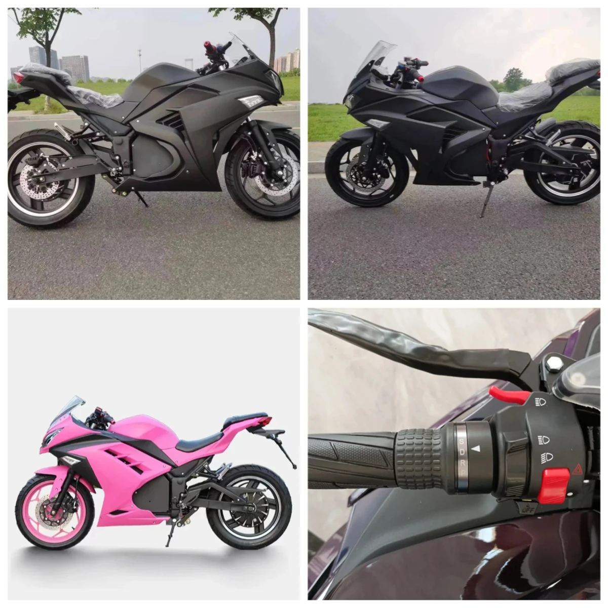 

STLF Luyuan Europe Designed 3000W Electric Motorbike Adults New Fashion 100KMH Speed 60V 72V Voltage Options