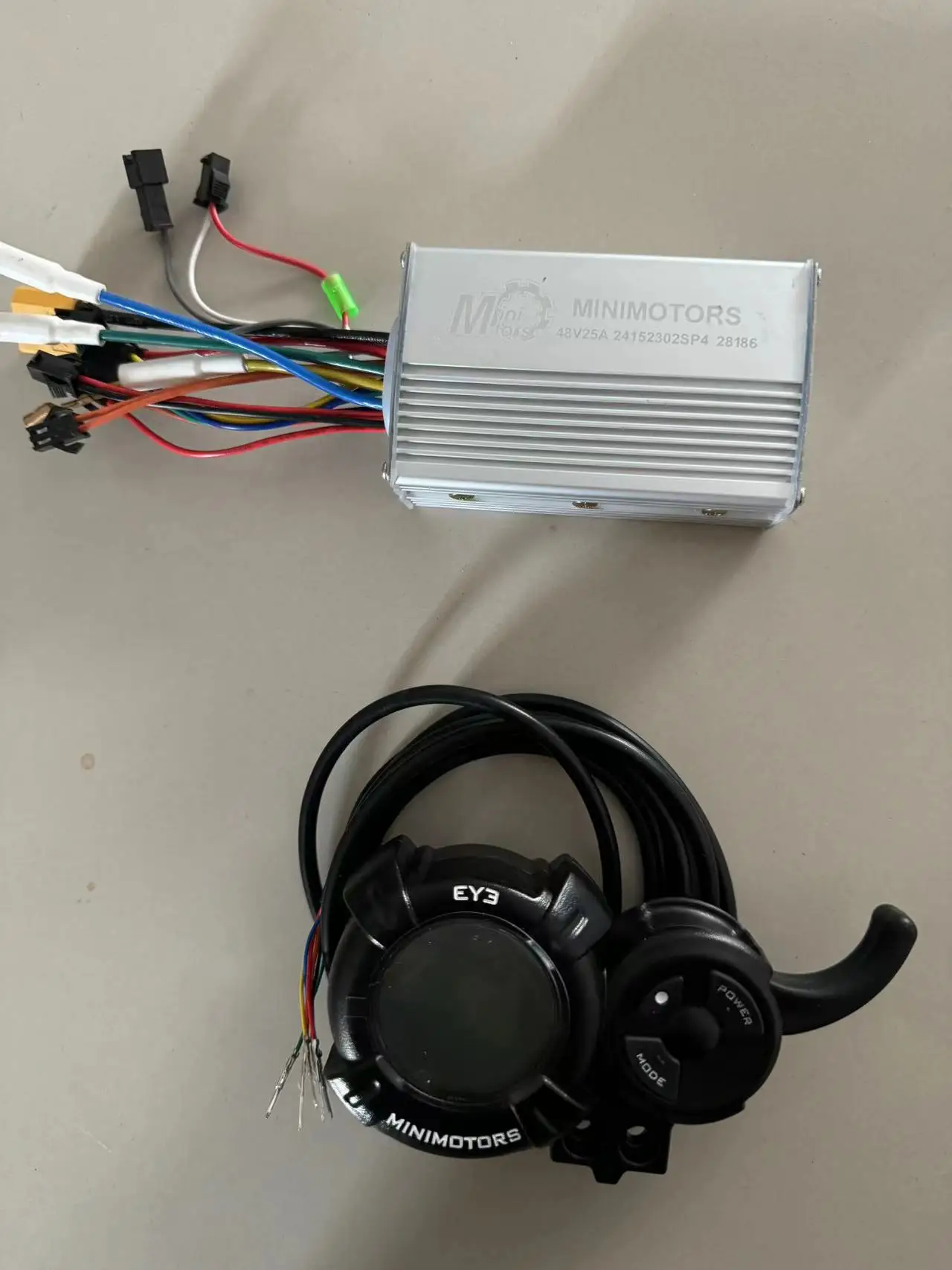 Oringinal 48v 25ah controller and eye display for minimotors electric scooter spare parts