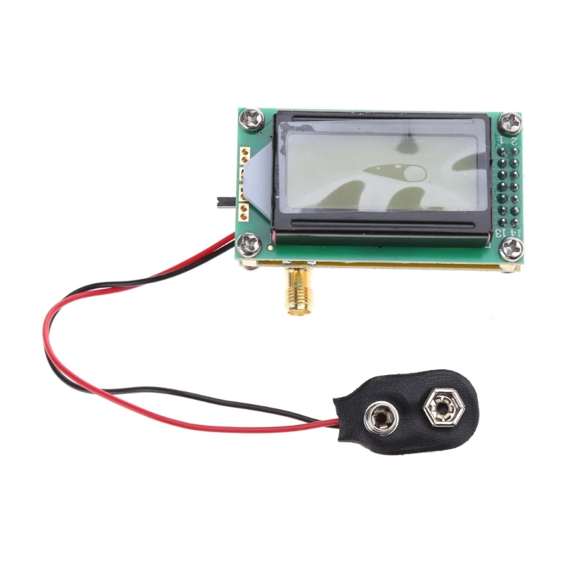 1-500 MHz High Accuracy Frequency Counter Lcd Display for Hertz Tester Module 100Hz Resolution Low Power Consumption Dur