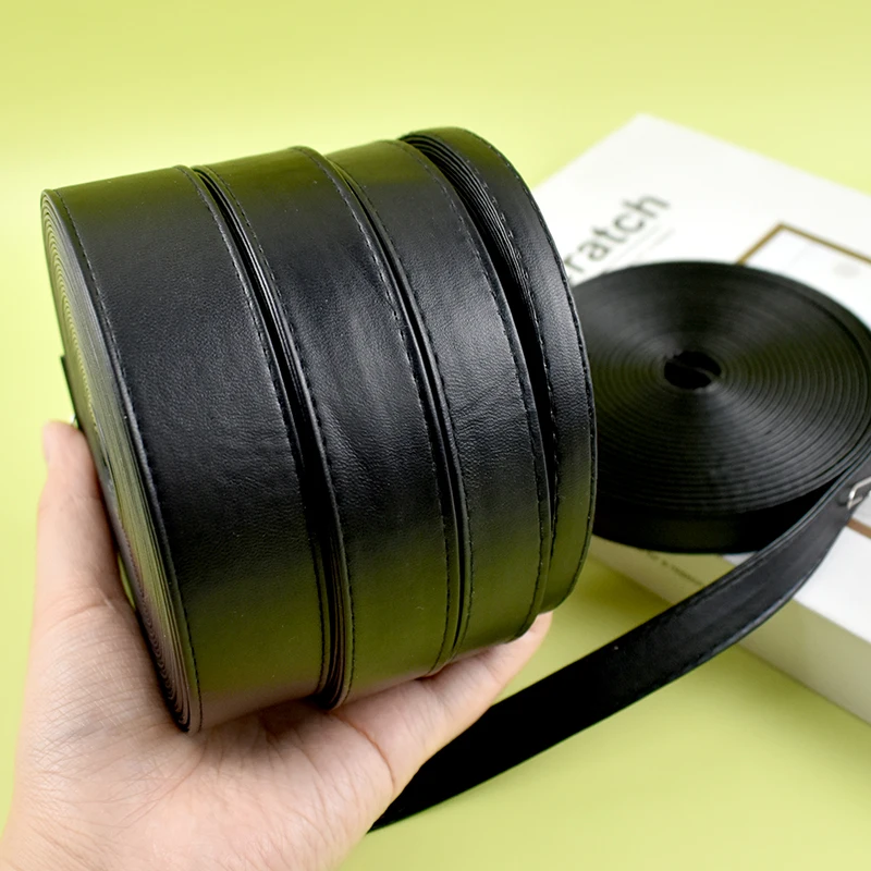 

5Meters 10-30mm PU Leather Cords Webbing Tape Bag Strap Necklace Bracelet Ribbon Sewing Accessories Decoration Bias Binding Band