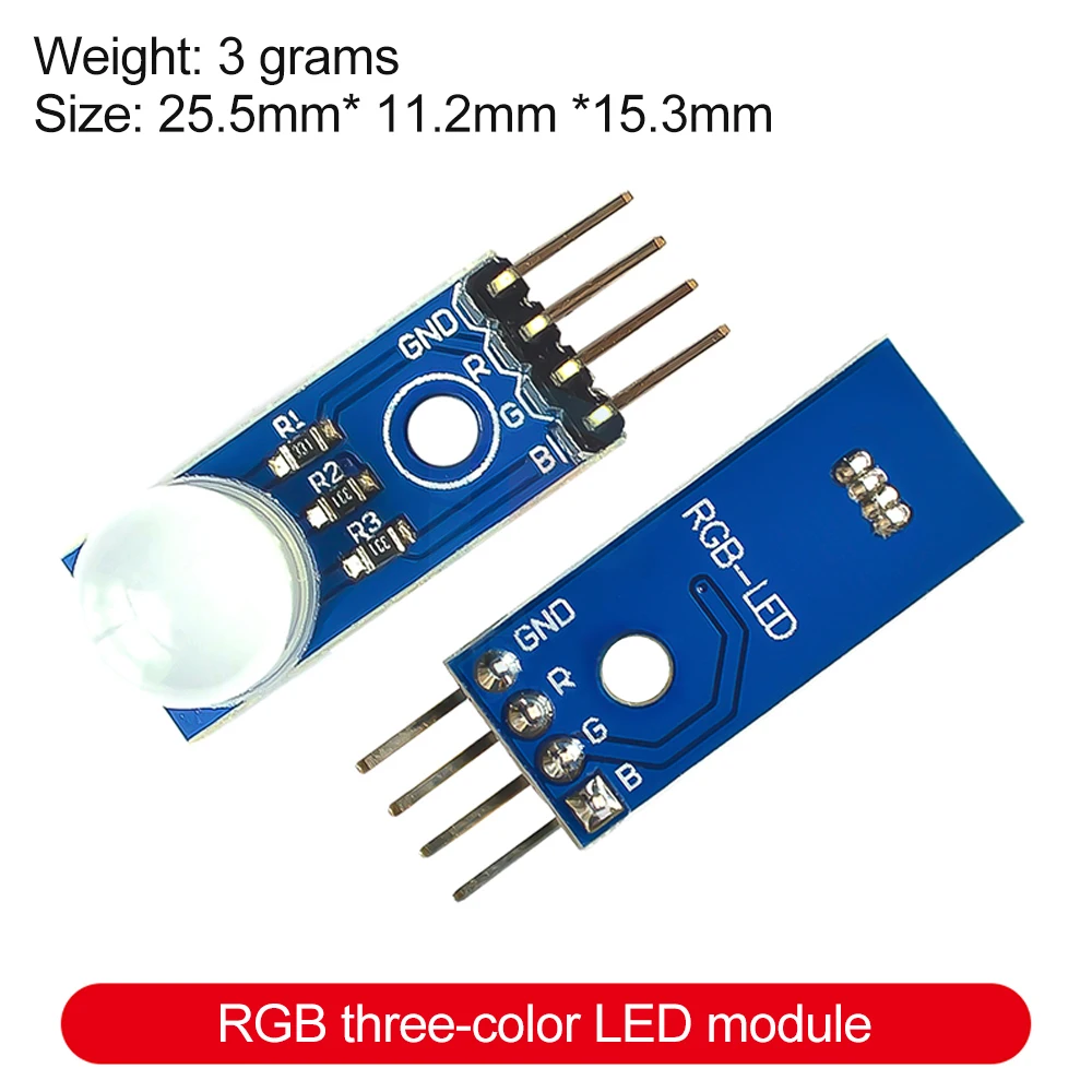 10MM RGB LED Module Light Emitting Diode 10mm Common Shadow Fog RGB Three-color Module 5V