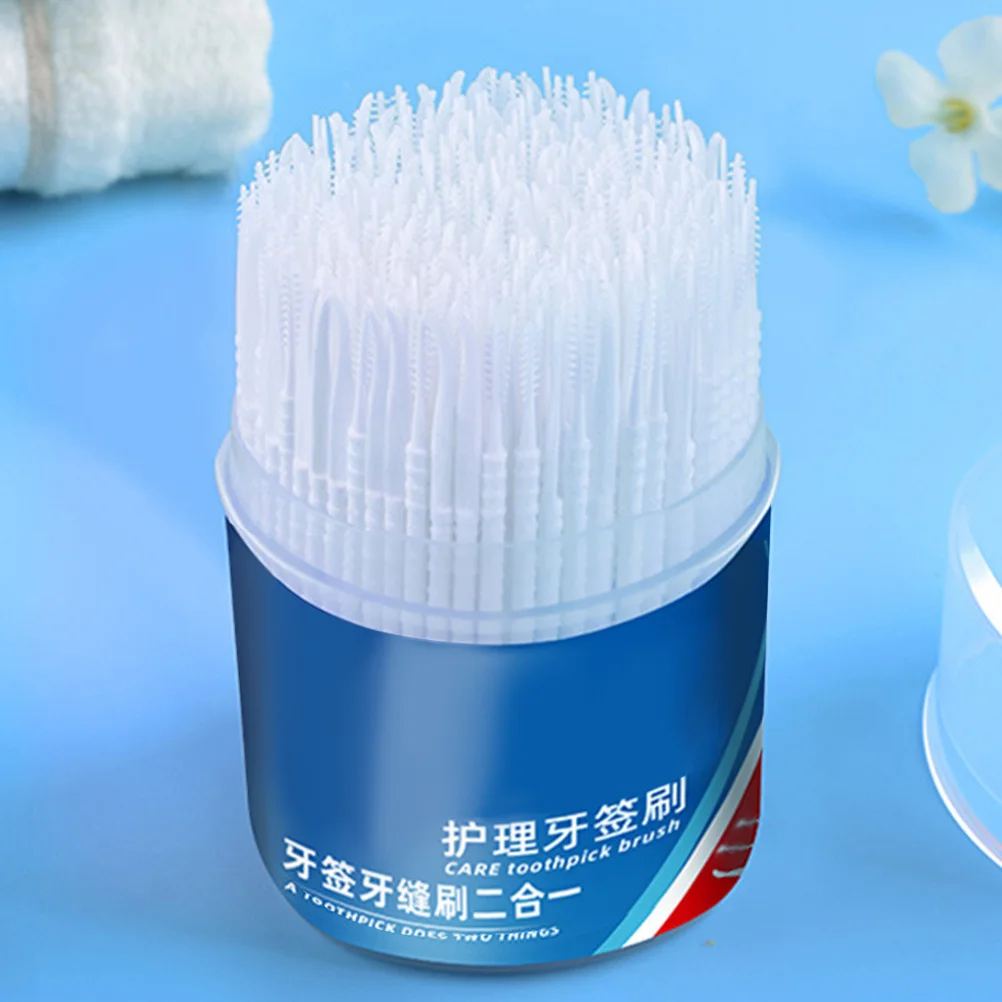 300 قطعة فرشاة بين الأسنان مسواك المنظفات آمنة العناية باللثة المحمولة حجم تبييض الأسنان منع تسوس فرشاة بين الأسنان #6