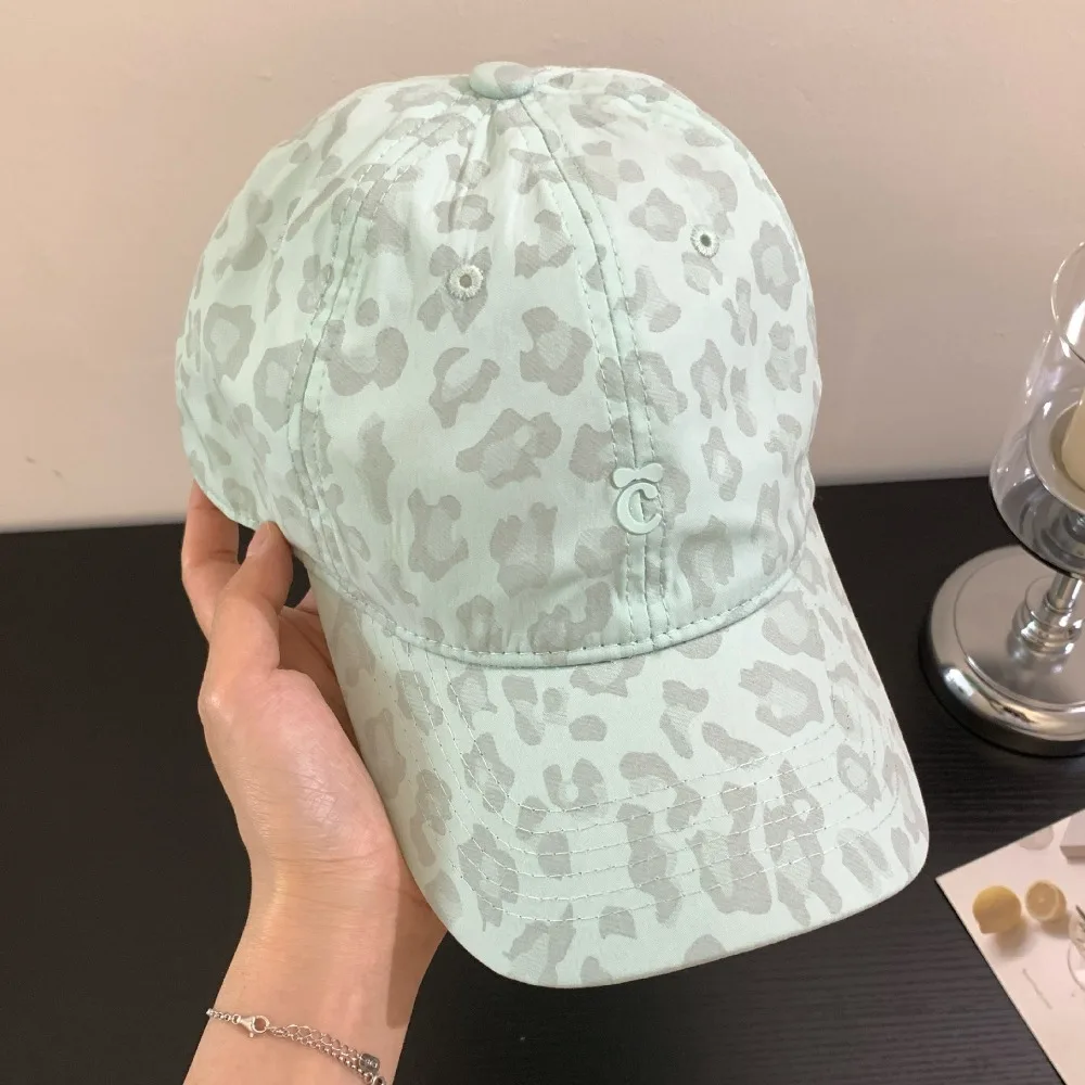 

Creative Leopard Print Baseball Cap Sunscreen Peaked Leopard Print Hat Sweet Fashion Cotton Baseball Cap Street