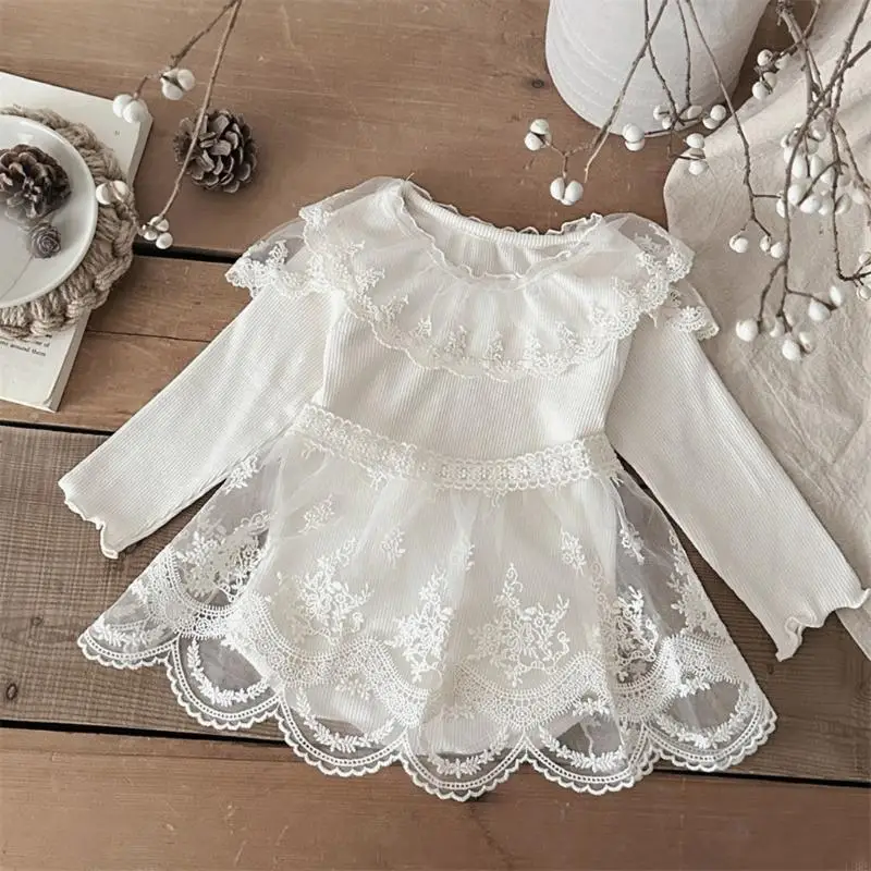 طفل صغير من الدانتيل مزينة مئزر لطيف الأميرة التنورة الحزب يضمن الراحة والأنيقة للعب المرح أو الملابس l8rb #2