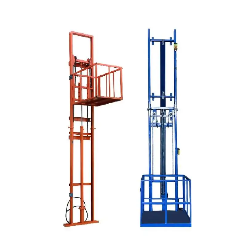 

High Quality Mini Electric Lift Tables Outdoor Home Cargo Lift Platform Guide Rail Elevator Lift with Remote Control