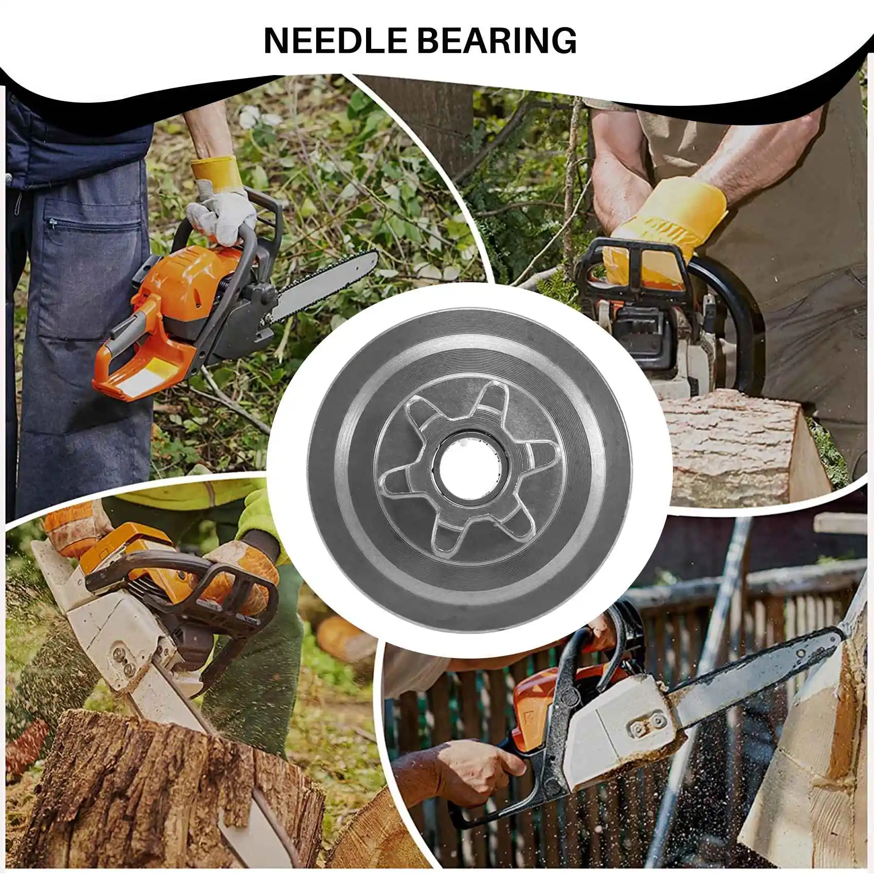 Multifunction Clutch & Clutch Drum & Needle Bearing Fit For Chinese Chainsaw 2500 25CC