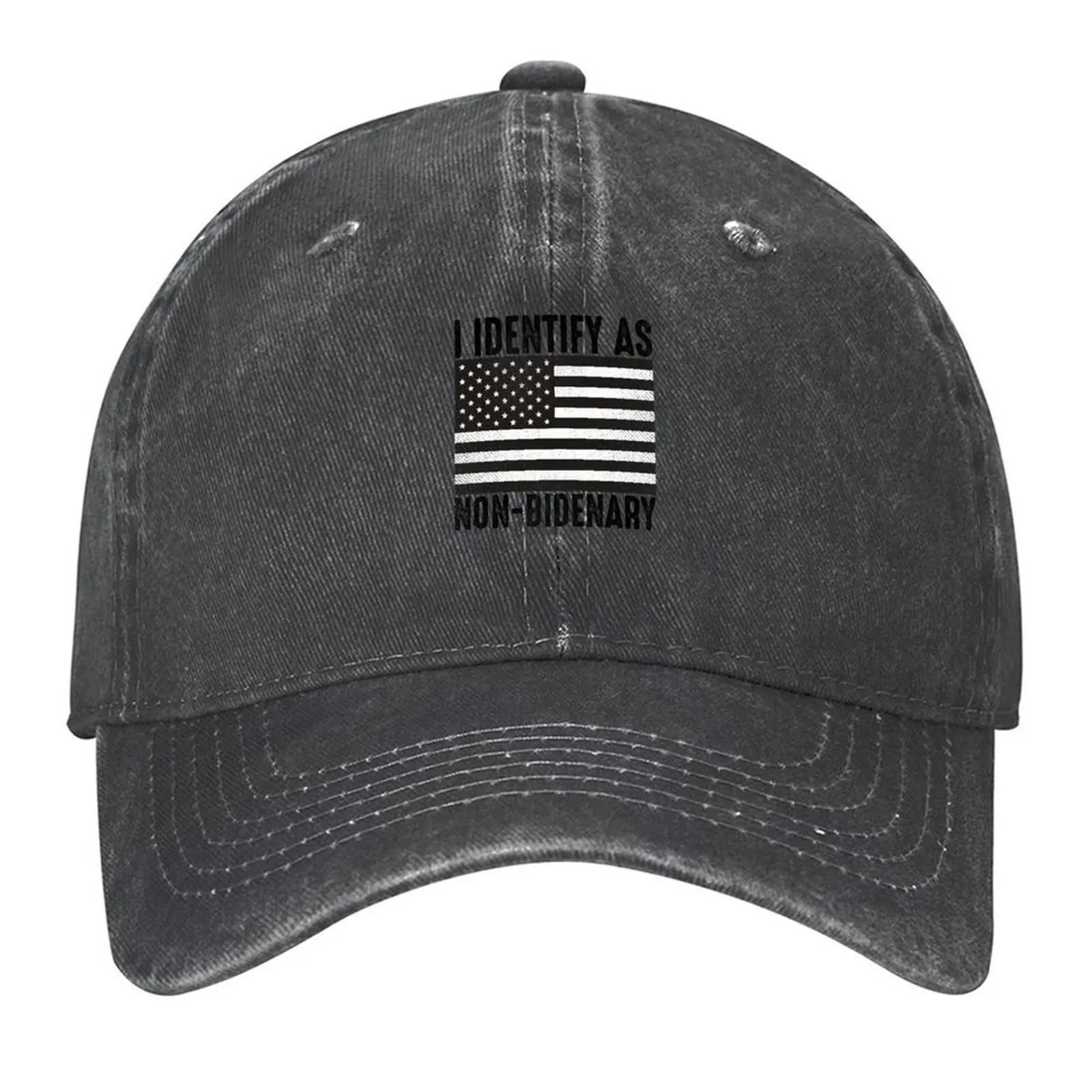 

Vintage American Flag Patriots I Identify As Non-Bidenary Baseball Cap custom Hat summer hat party Hat Golf Women Men's