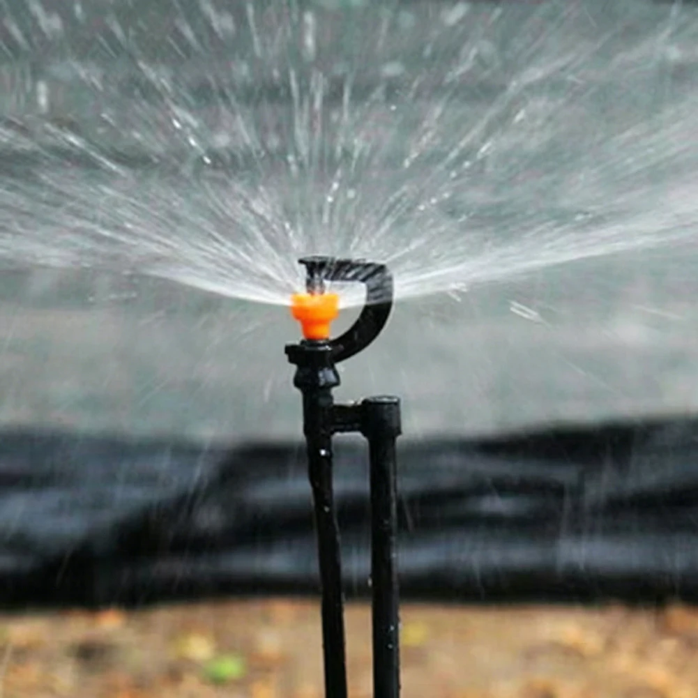 20 Piece Rotary Irrigation Emitters with Plastic Construction for Free Operation in Sunlight Cold and Humid Conditions