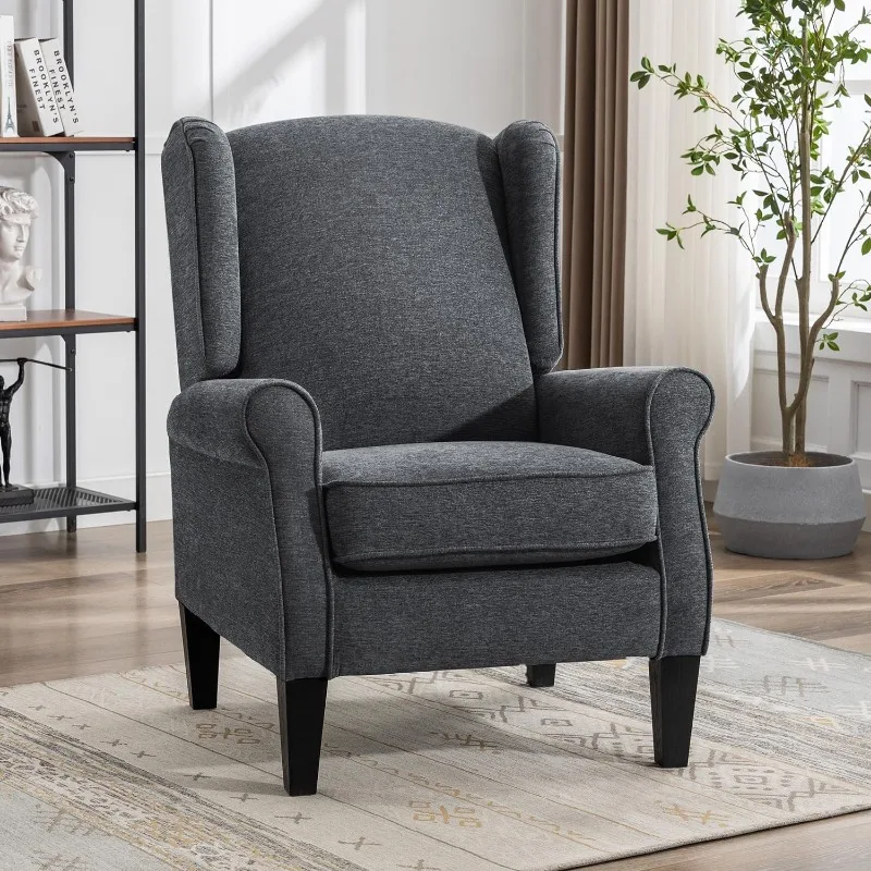 

Accent Chair,Chenille Fabric Armchair with High Resilience Sponge & Sturdy Legs,Comfy Single Sofa Chair for Bedroom,Living Room