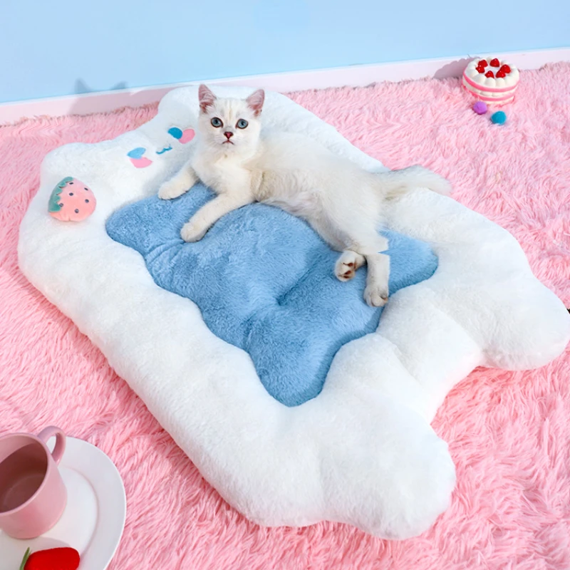 

Nest Sleeping Pet Mat Pillow Sofa Mattress Winter Warm Cat Bed Couchage Pour Chat Furniture