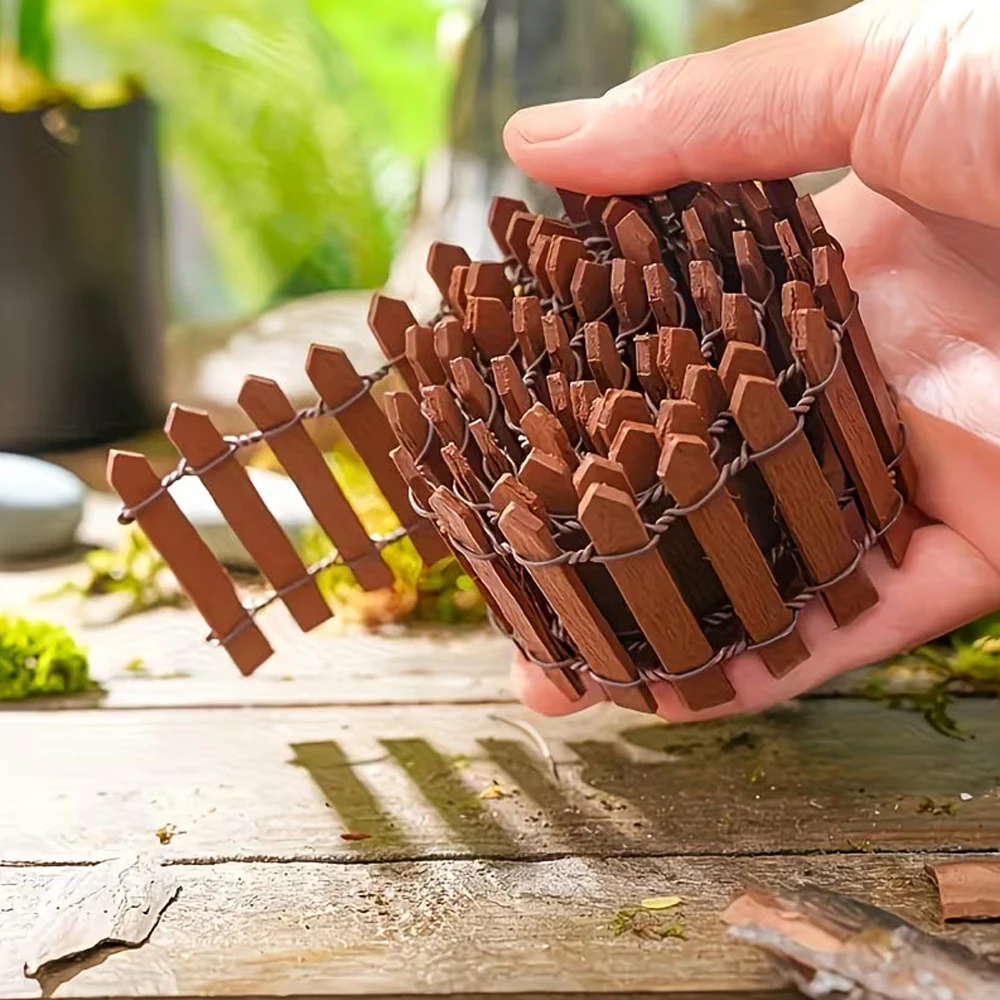 Set Pagar Kayu Mini dengan Tep - Smart Garden Edging ulasan dan harga