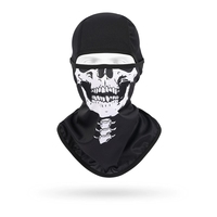 Men's Skull Balaclava Helmet Liner Breathable Full Face Mask Wind Dustproof Caps Motorcycle Topeng Muka Rider Cycling Head Cover