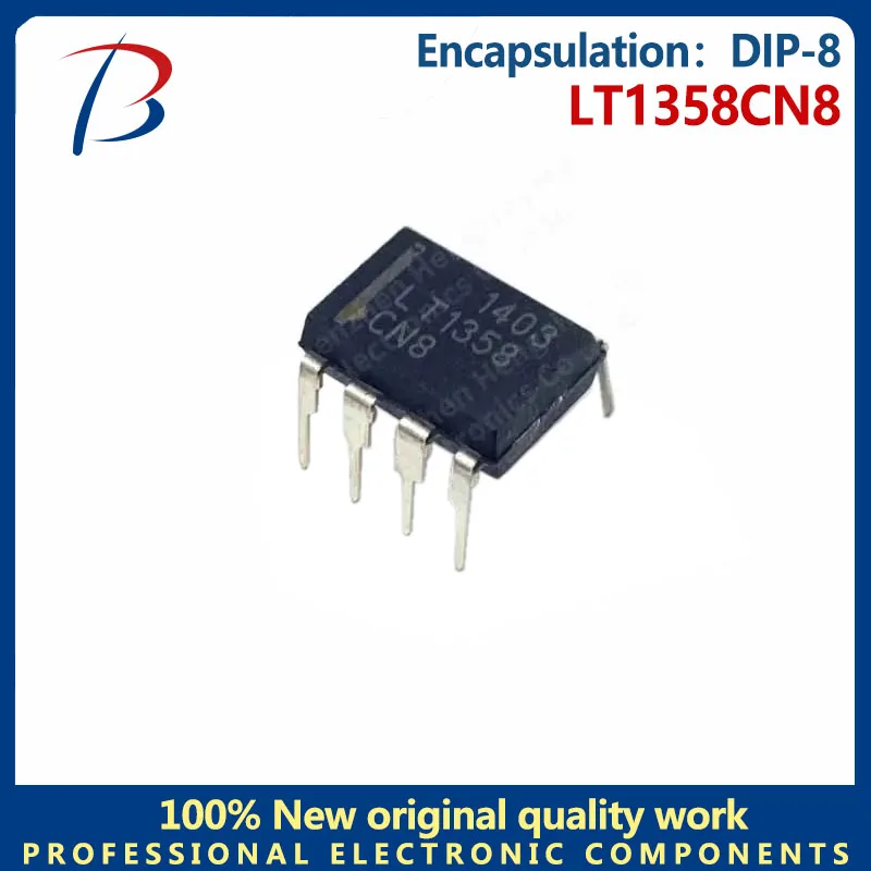 1PCS  LT1358CN8 package DIP-8 silk screen LT1358 high speed amplifier chip