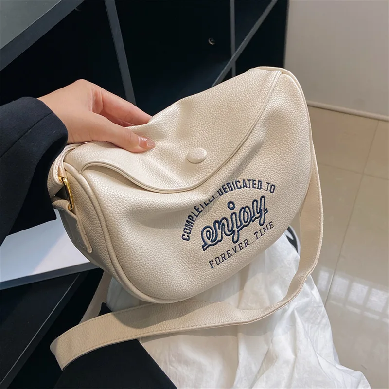 

New Dumpling Bag - Unique Embroidery Crossbody Purse, Lightweight & Stylish, Perfect for Work,Shopping & Travel, Women's Fashion