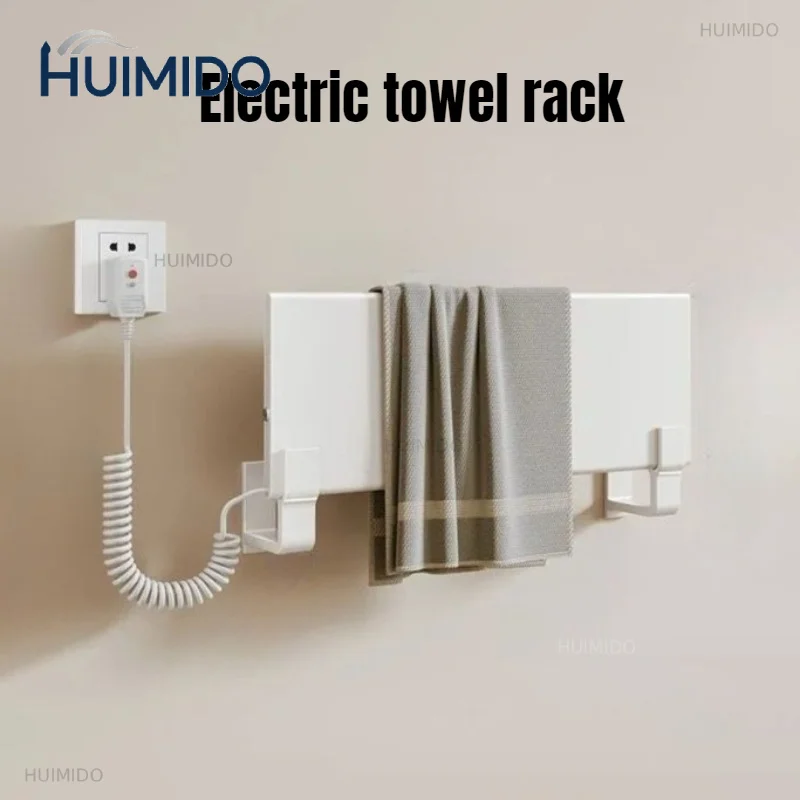 Constant Temperature Electric Towel Rack Practical Wall-mounted Toilet Towel Warmers Kitchen Storage Bathroom Accessories