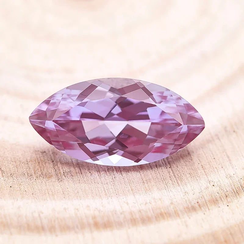 

Wholesale Lab Grown Alexandrite Stone Marquise Shape Purple Color Charms Beads Selectable AGL Certificate for Diy Jewelry Making