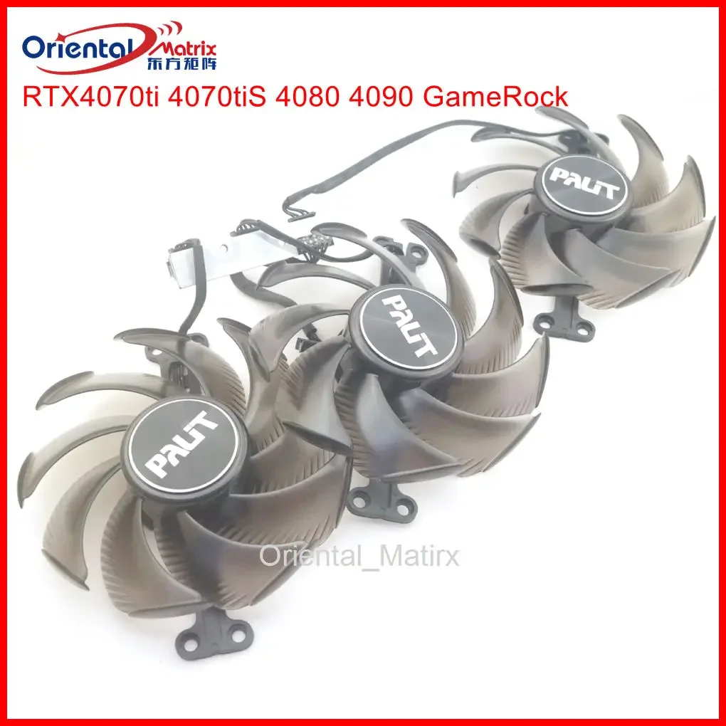

3pcs/lot TH9520B2H-PCB01 93mm DC12V 0.60A 6Pin For PALIT RTX4070ti 4070tiS 4080 4090 GameRock Graphics Card Cooling Fan