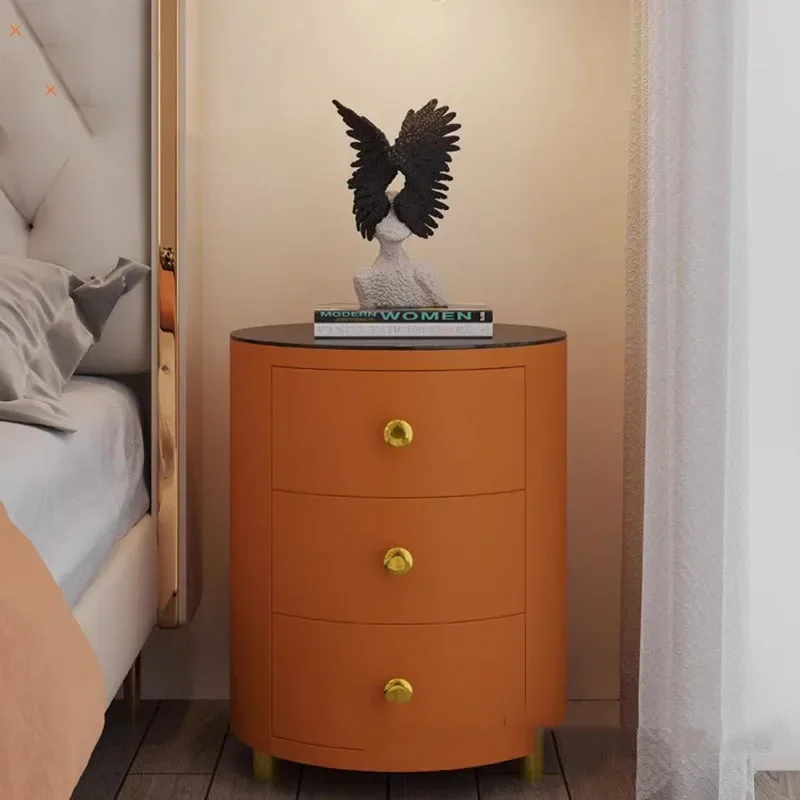 

Black Bedside Table Nightstands Low Narrow Bed Desk Cute Storage Locker Nightstand Cabinet Living Room Criado Mudo Night Drawer