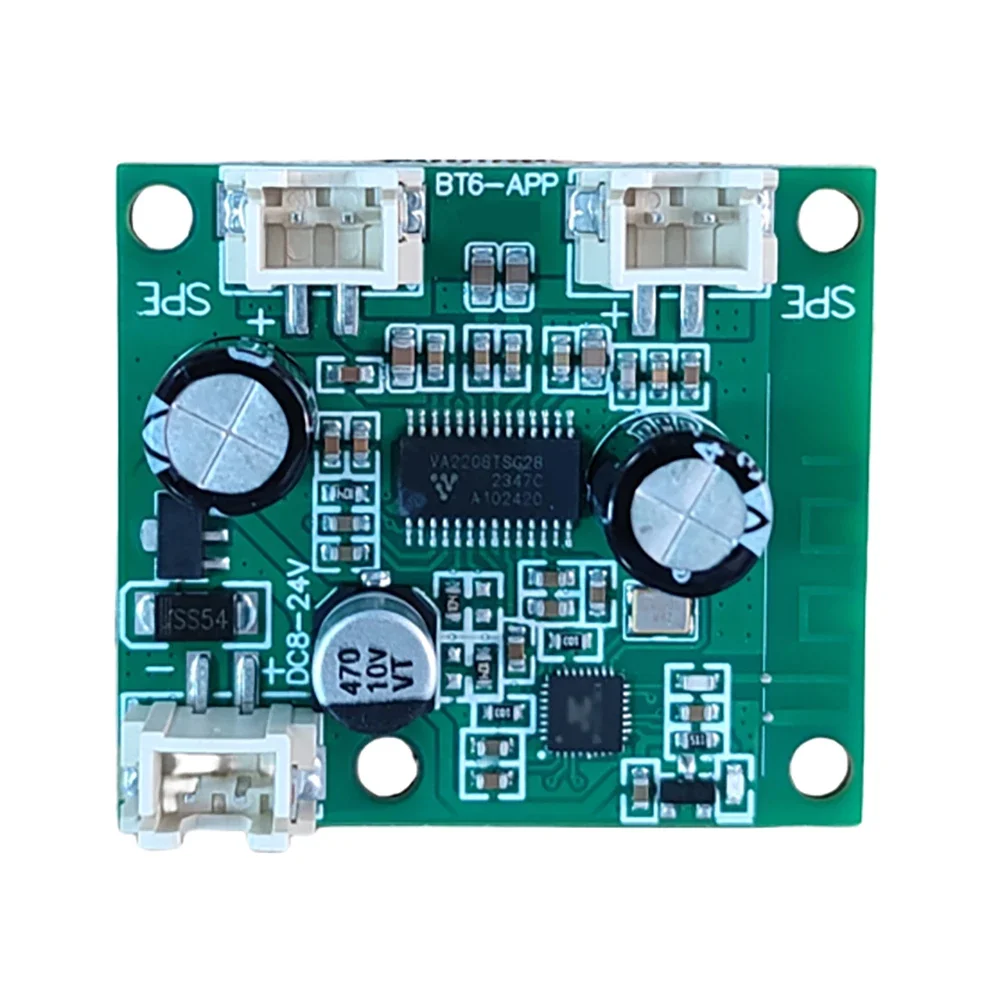 2PCS 8V12V24V stereo app BT receiver 8 ohms 10W15W Bluetooth amplifier board TWS wireless one to two